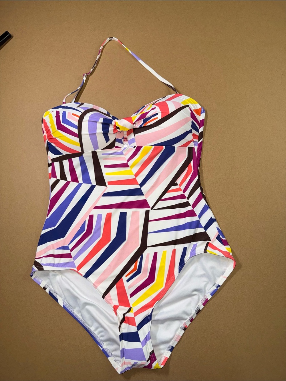kate spade Multicolor Striped Geometric One-Piece Swimsuit